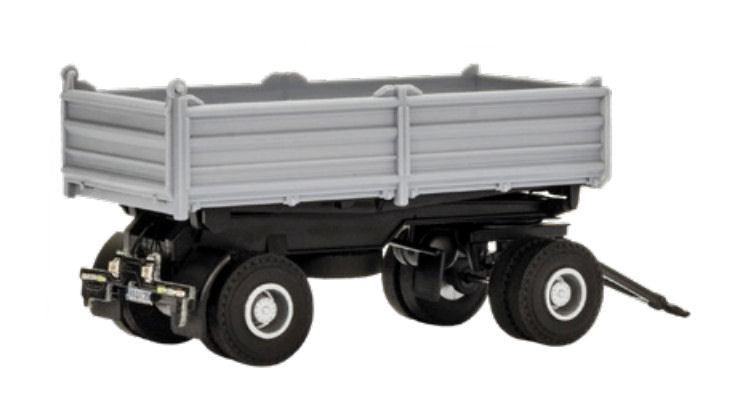 Viessmann 8210  CarMotion 2 Axle Trailer Grey HO