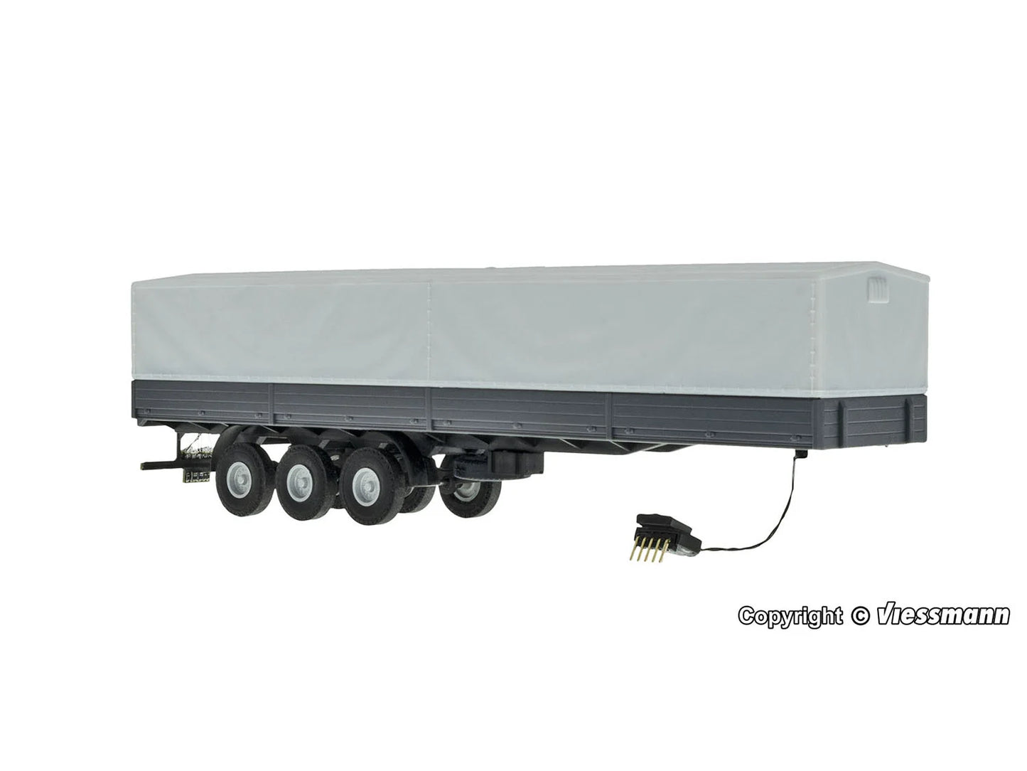 Viessmann 8227 CarMotion 3 Axle Curtainside Semitrailer HO Gauge
