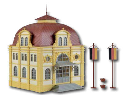 Vollmer 42004 Embassy Building with LED Lighting Kit HO