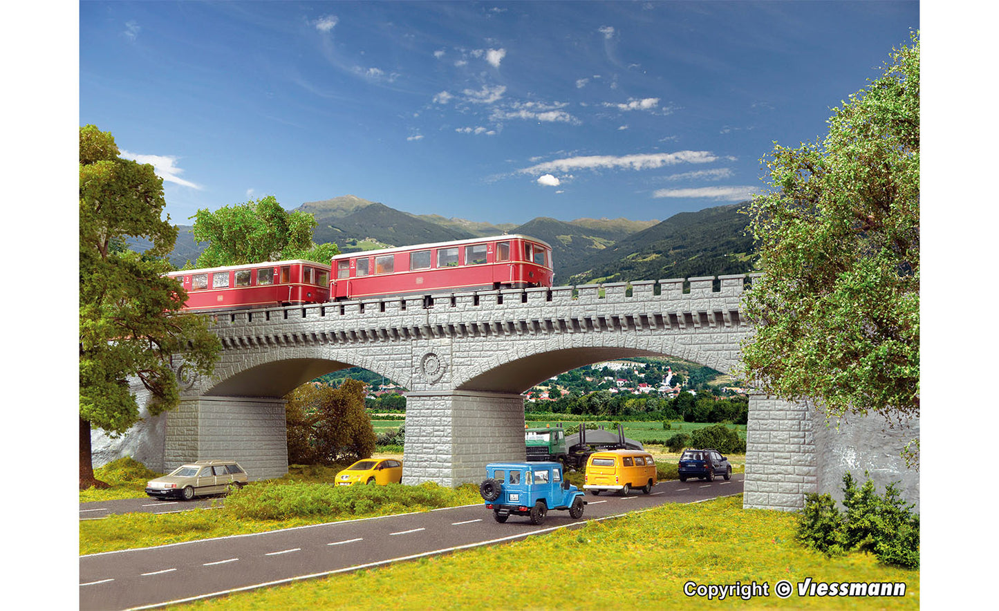 Vollmer 42551 Stone Arch Bridge Kit HO
