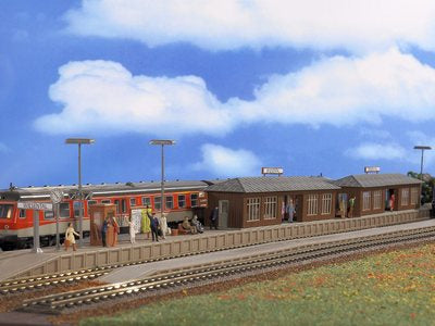 Vollmer 43550 Wiesental Platform and Waiting Rooms Kit HO