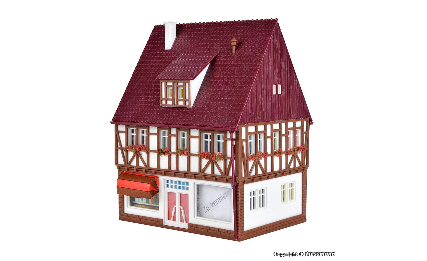 Vollmer 43669 Bahnhofstrasse 9 Bookshop Kit HO