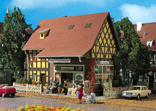 Vollmer 43688 Emmas Shop with Interior and LED Lighting Kit HO