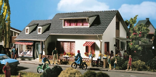 Vollmer 43723 House with Shop Kit HO
