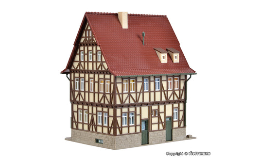 Vollmer 43730 Farmhouse with Yard Gate Kit HO