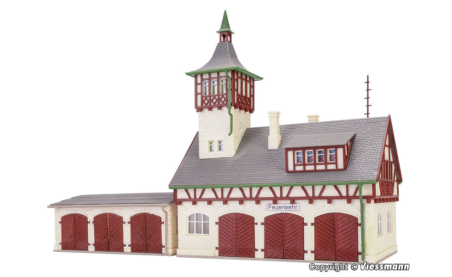 Vollmer 43751 Village Fire Station Kit HO