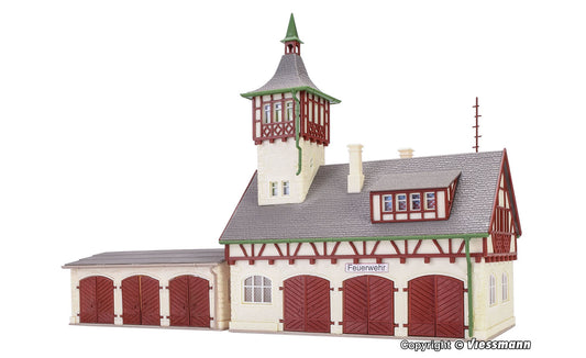 Vollmer 43751 Village Fire Station Kit HO