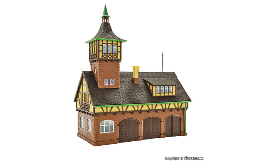 Vollmer 43756 Village Lodge with Tower Kit HO