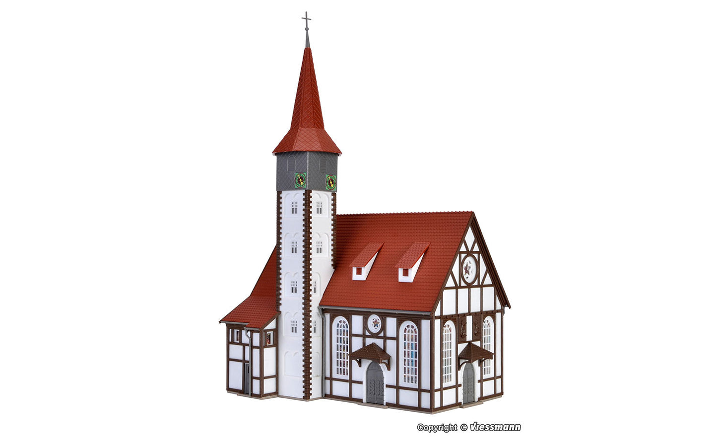 Vollmer 43768 Altbach Half Timbered Church Kit HO