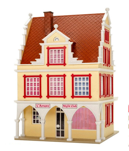 Vollmer 43871  L'Amore Nightclub with LED Lighting Kit HO