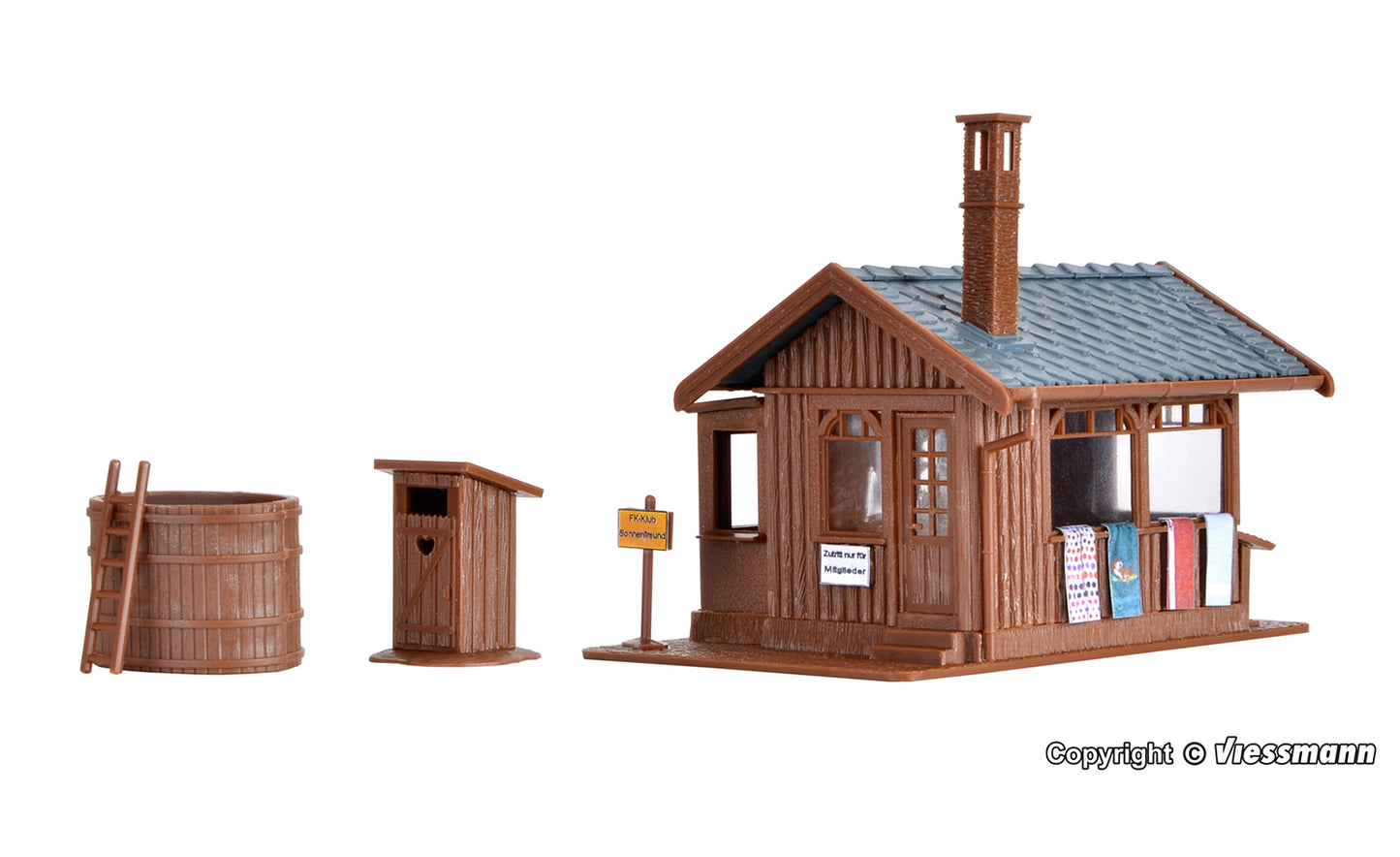 Vollmer 45146 Sauna with Interior and LED Lighting Kit HO