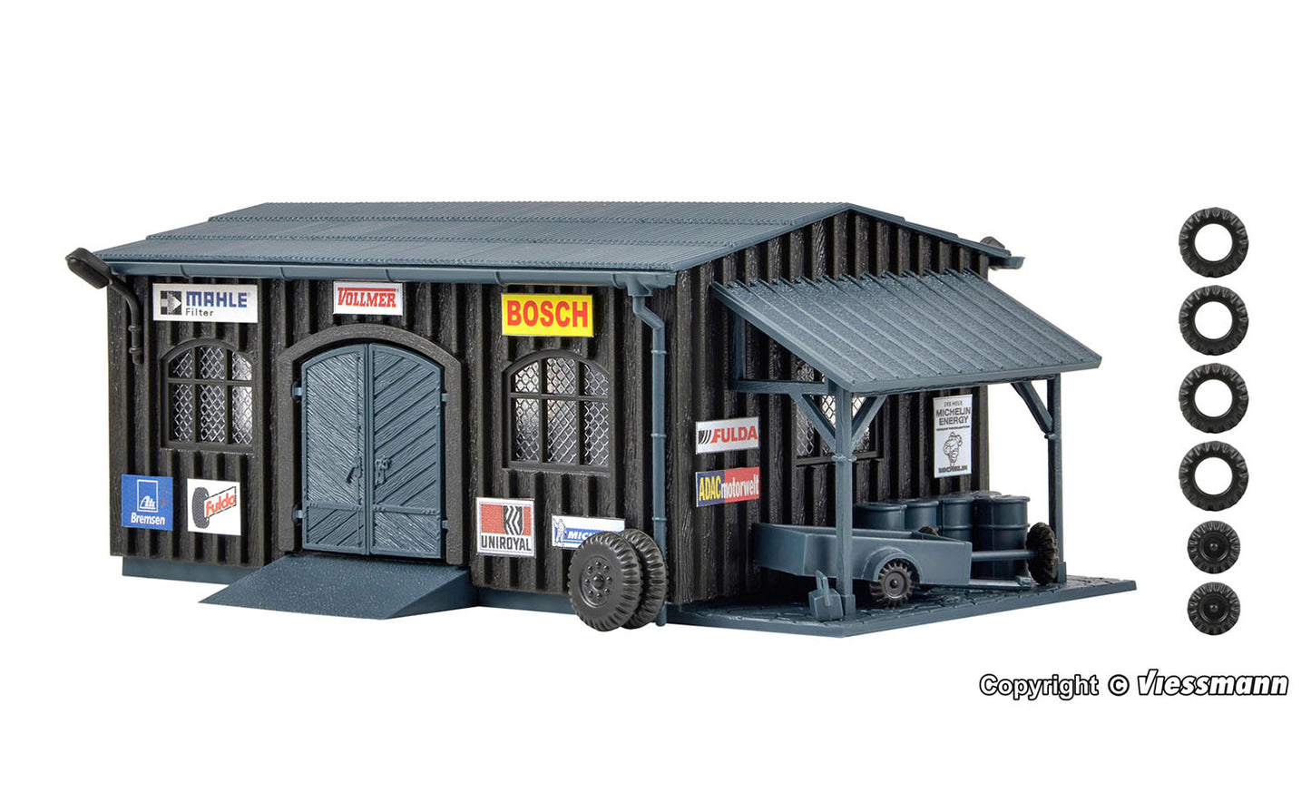 Vollmer 45602 Car Workshop Kit HO