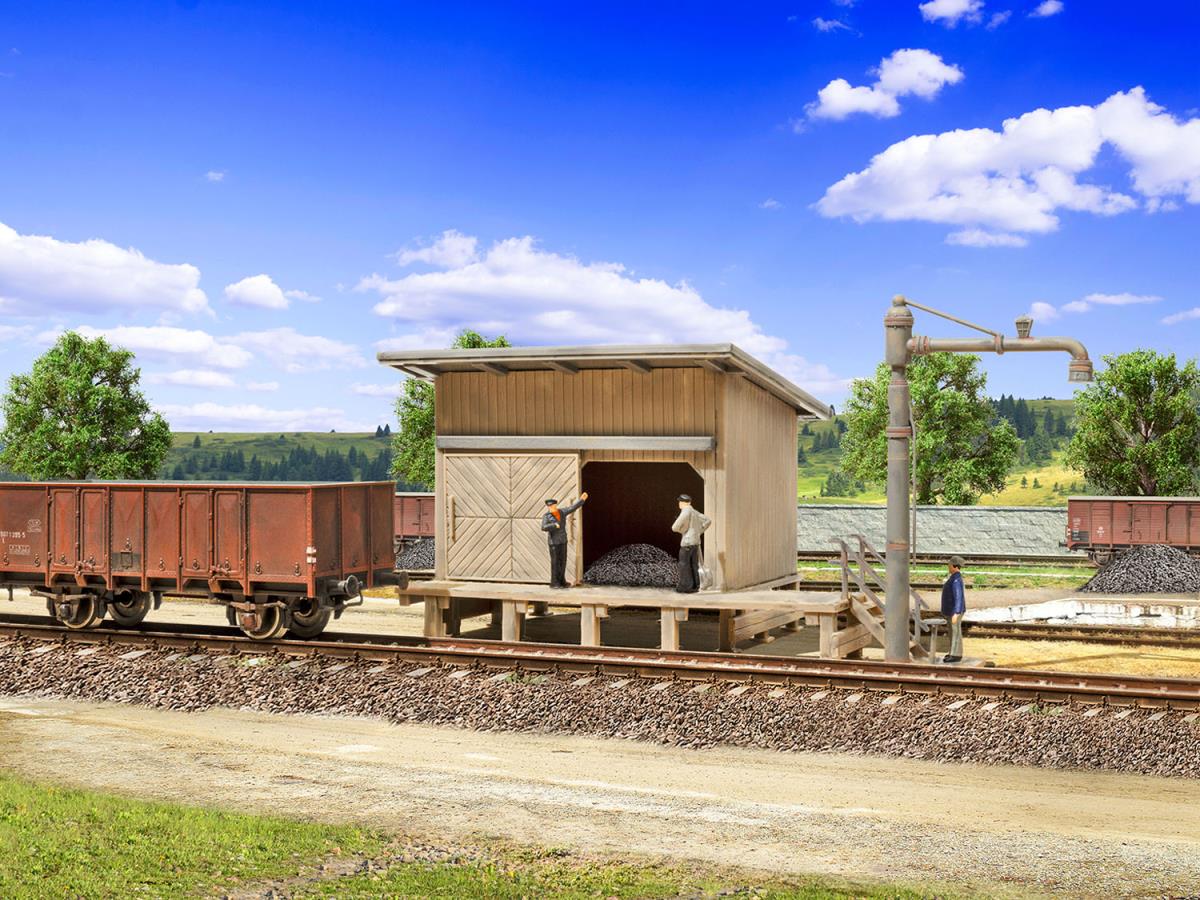 Vollmer 45779 Zillertal Coaling Shed with Water Crane Kit HO