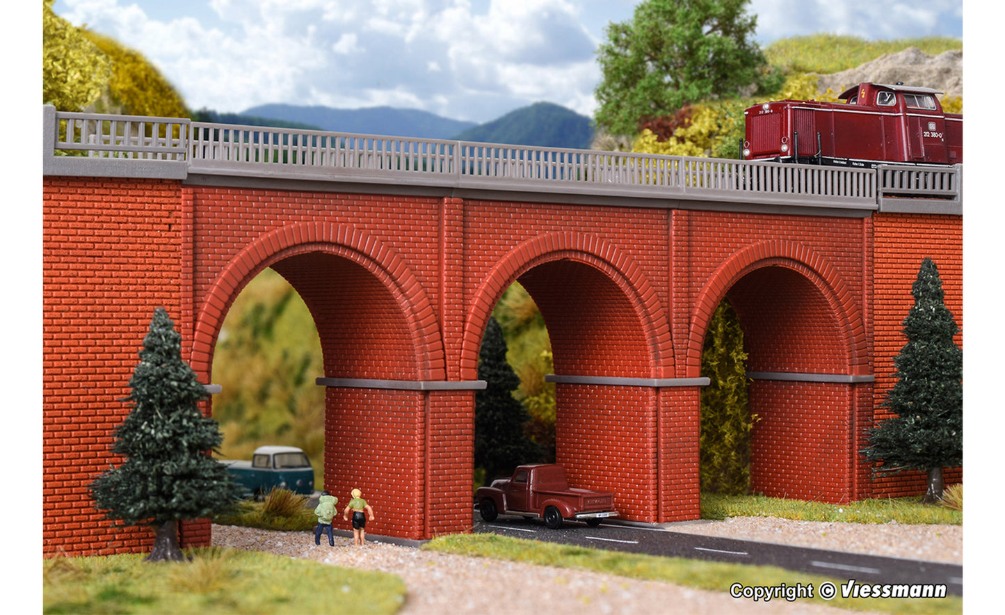 Vollmer 47313 Brick Built Viaduct Kit N Gauge
