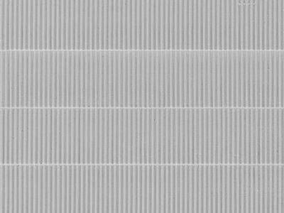 Vollmer 47348 Corrugated Roof Plastic Sheet 14.9x10.9cm N Gauge