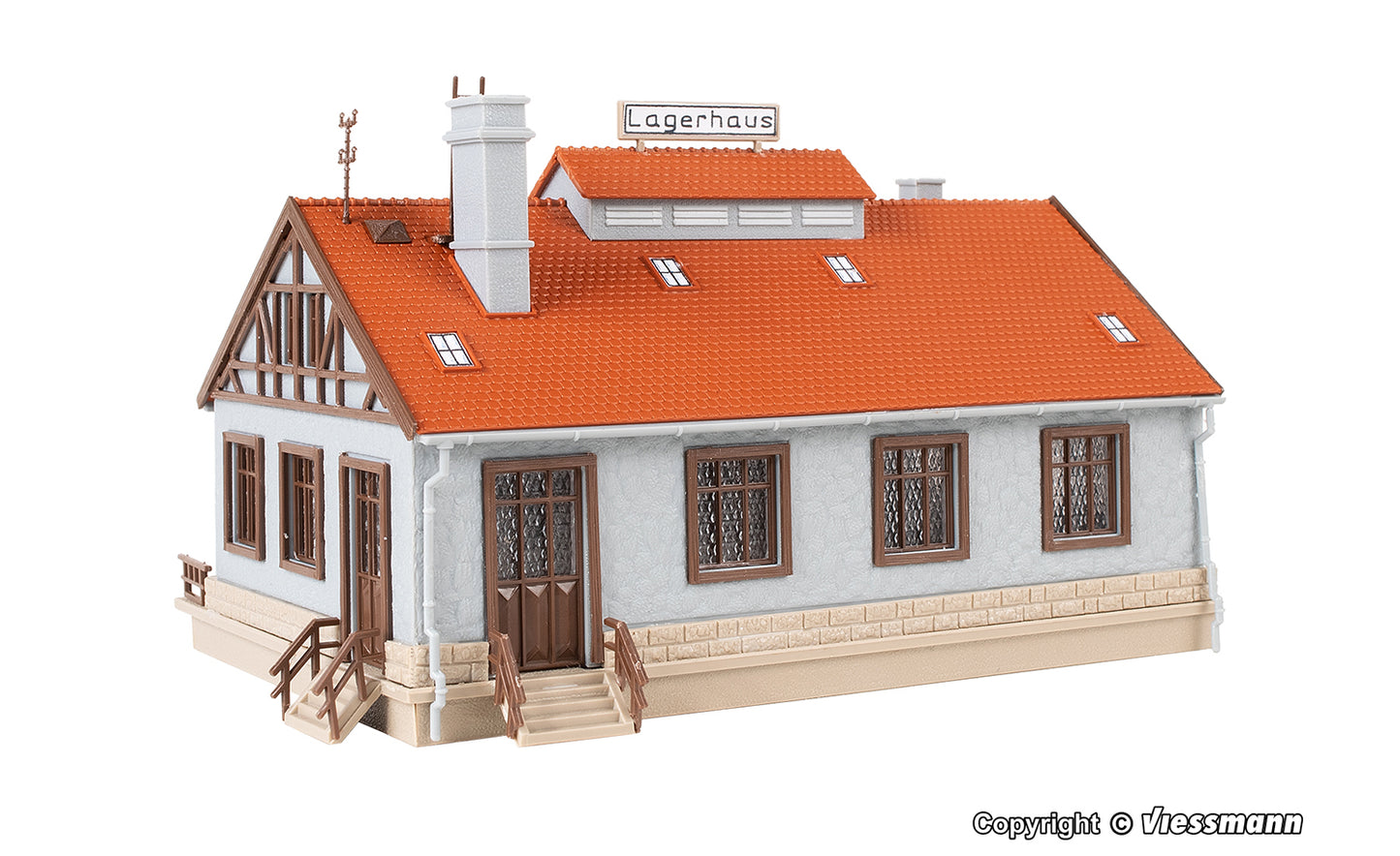 Vollmer 47545 Freight Shed Kit N Gauge