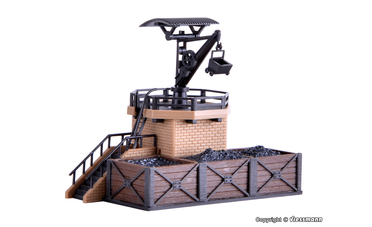 Vollmer 47549 Coaling Stage with Crane Kit N Gauge