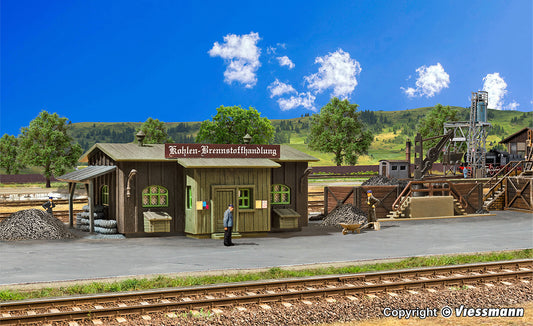 Vollmer 47554 Coal and Fuel Depot Kit N Gauge