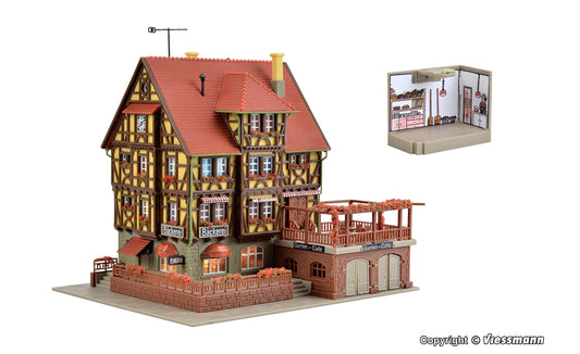 Vollmer 47688 Bakery with Café Kit N Gauge