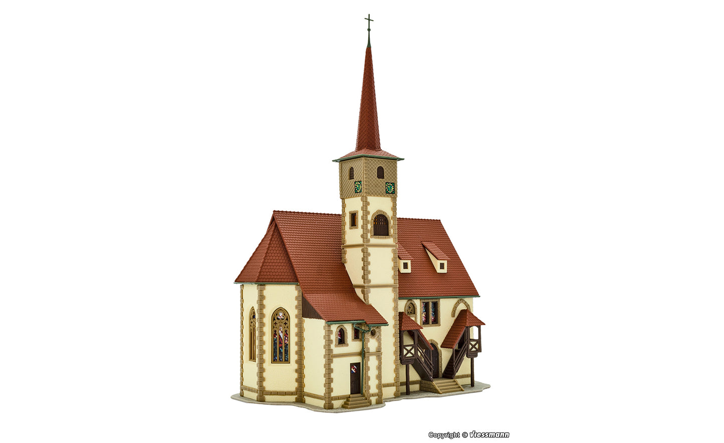 Vollmer 47736 Ditzingen Village Church Kit N Gauge
