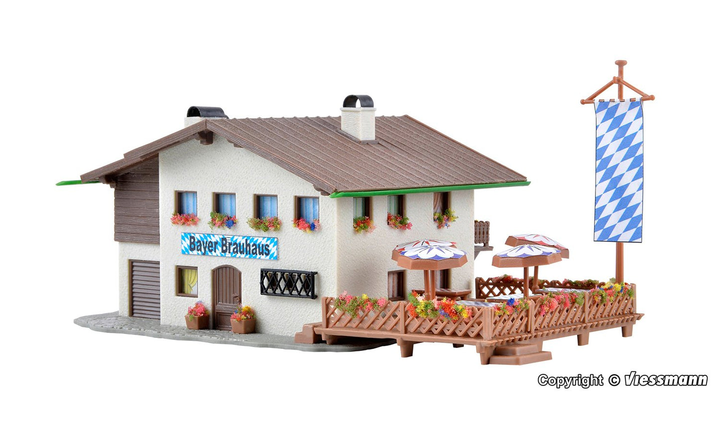 Vollmer 47747 Seeblick Country Restaurant Kit N Gauge