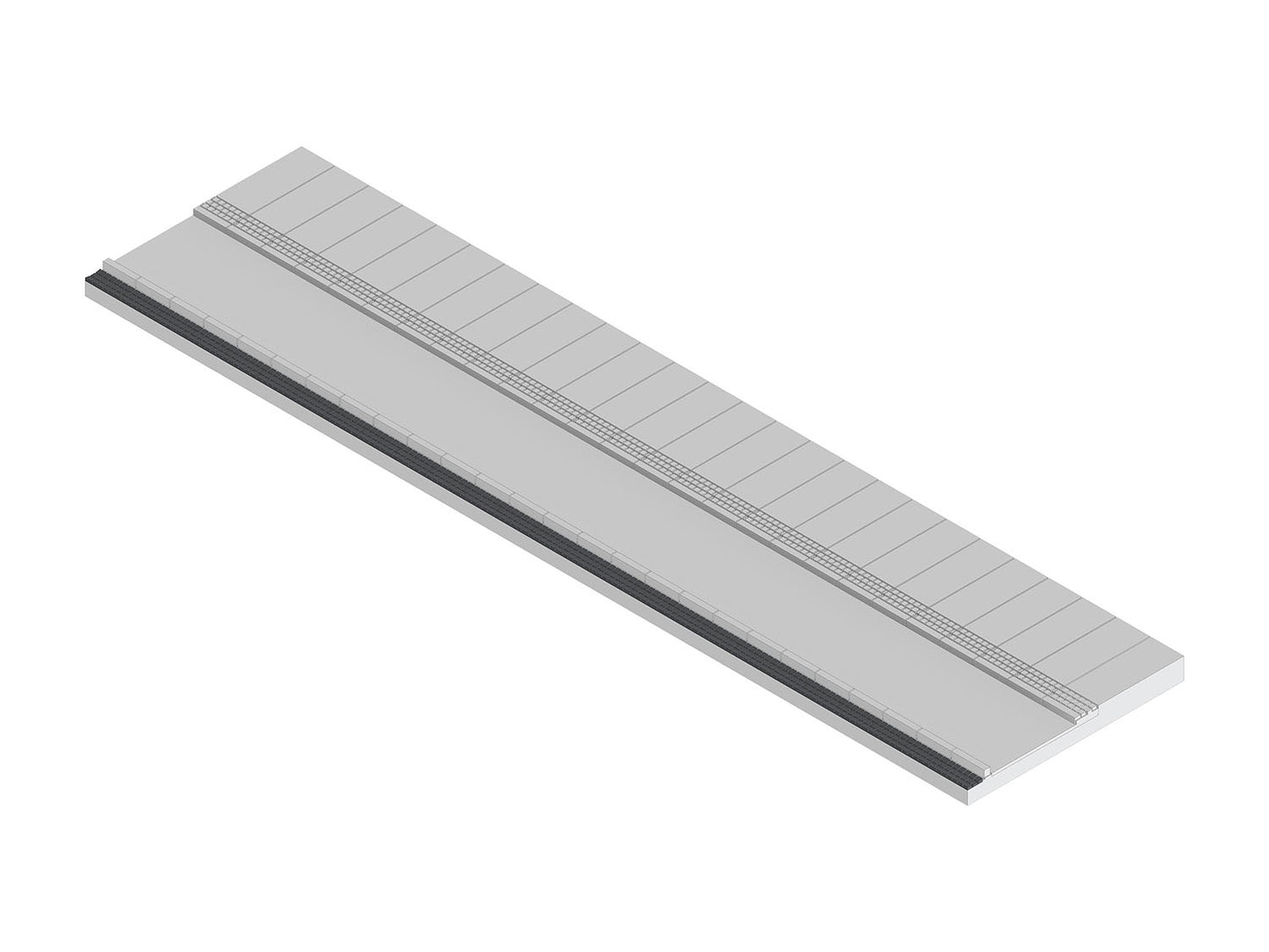 Vollmer Stone Art Pavement with Kerb 268 x 66 x 2mm VO48254 HO Gauge