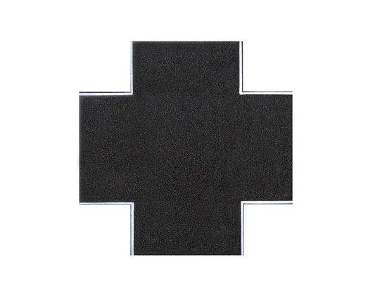 Vollmer Stone Art Asphalt Crossroads w/Groove for Magnetic Tape VO48292 HO Gauge