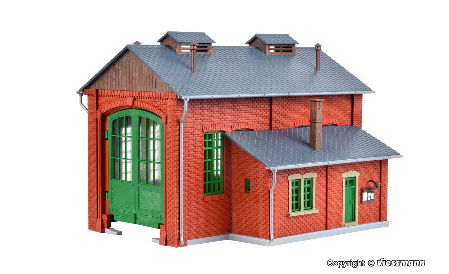 Vollmer 49110 Single Track Locomotive Shed Start and Save Kit HO