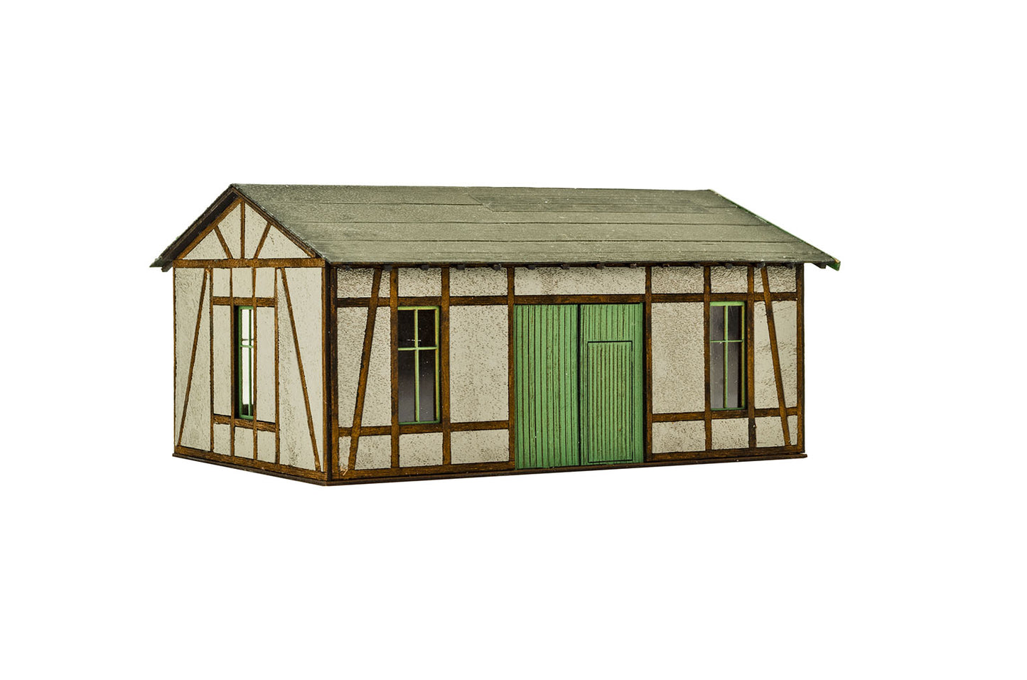 Vollmer Workshop with Brick/Timber Facade Kit VO49590 1:220