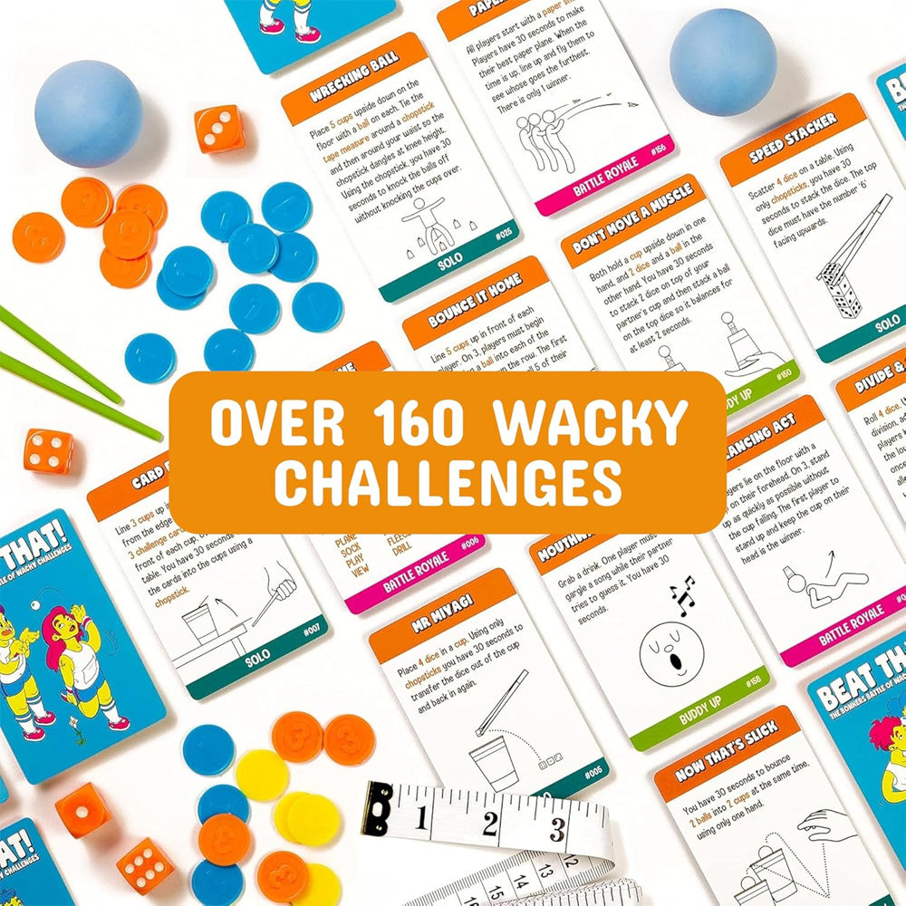 Beat That! The Bonkers Battle of Wacky Challenges Party Game Age 9+
