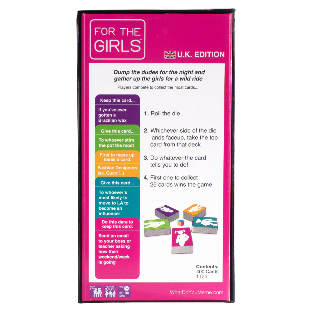 For the Girls - Adult Party Game (UK Edition) Ideal for Hen Dos