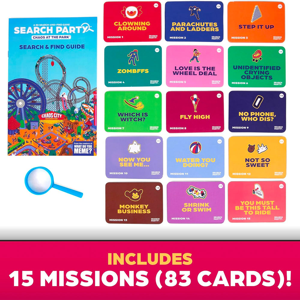 Search Party: Chaos at the Park - A Family 3D Search Board Game
