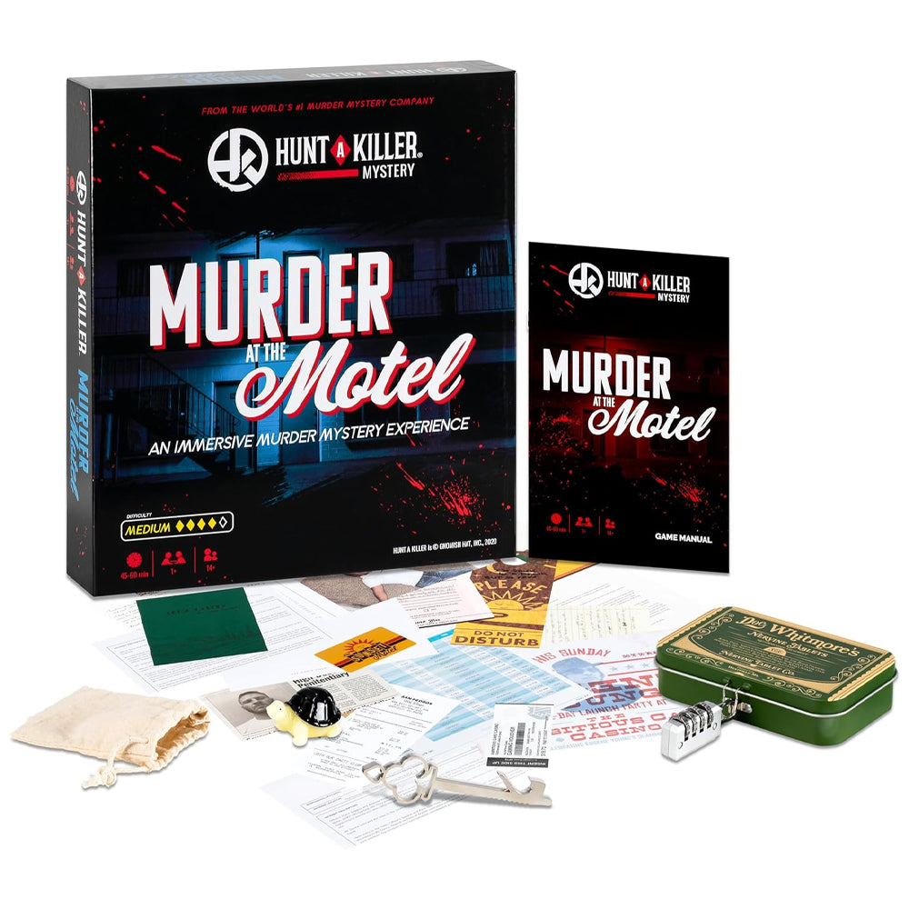 Hunt a Killer: Murder at the Motel - Immersive Murder Mystery Board Game Age 14+