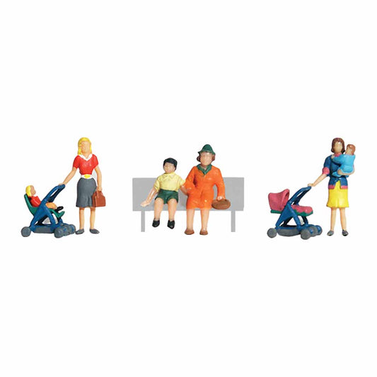 Woodland Scenics A1832 Moms & Kids HO OO Gauge Figures Landscaping