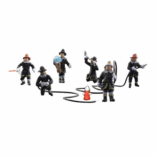 Woodland Scenics A1961 Rescue Firefighters HO OO Gauge Figures Landscaping