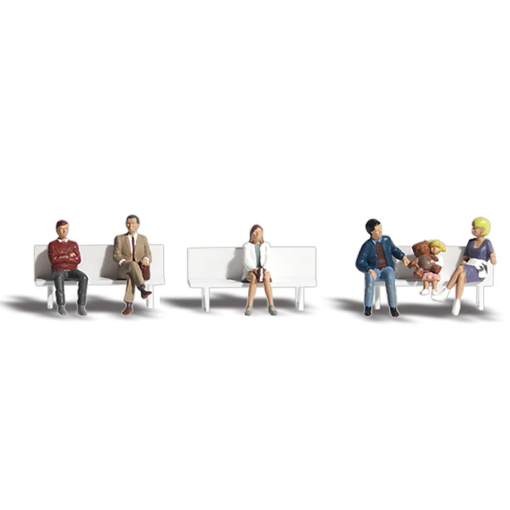 Woodland Scenics A2134 N Bus Stop People N Gauge