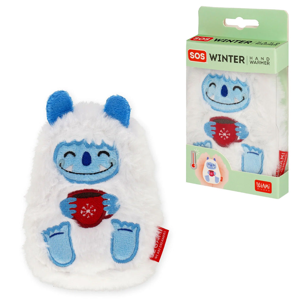 Legami Yeti Hand Warmer SOS Winter Novelty Gift