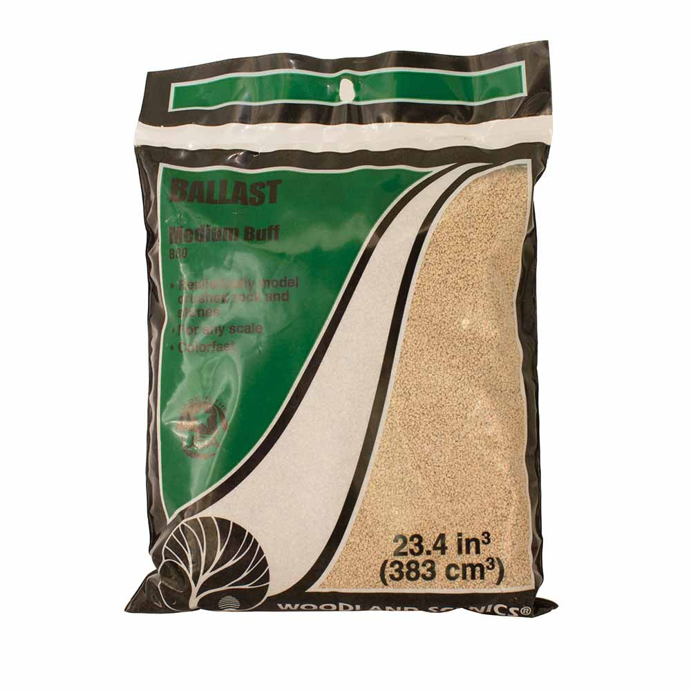 Woodland Scenics B80 Buff Medium Ballast - Bag Landscaping