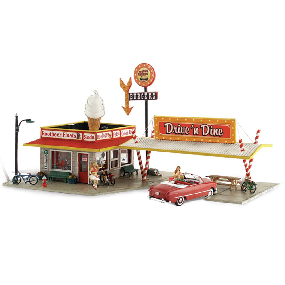 Woodland Scenics BR4929 N Drive 'N' Dine N Gauge
