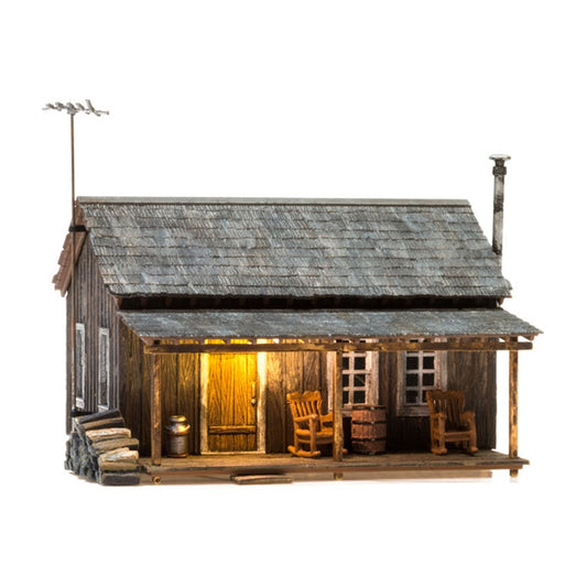 Woodland Scenics BR4955 N Rustic Cabin N Gauge