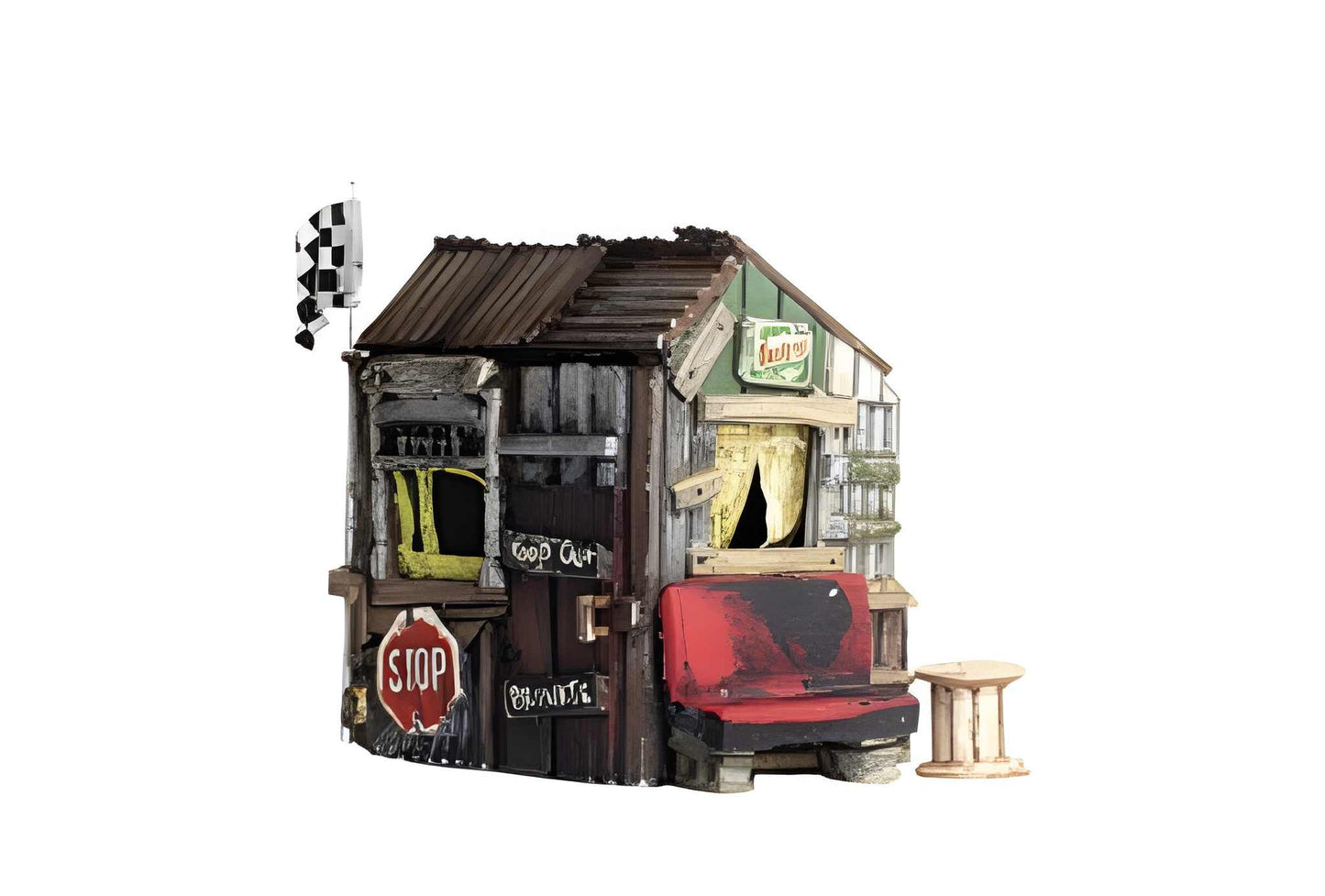 Woodland Scenics WBR5072 HO Kids Clubhouse HO Gauge