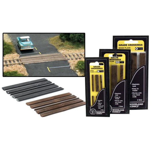 Woodland Scenics C1150 Steel Plate Grade Crossing N Gauge Railway Landscaping Scenics