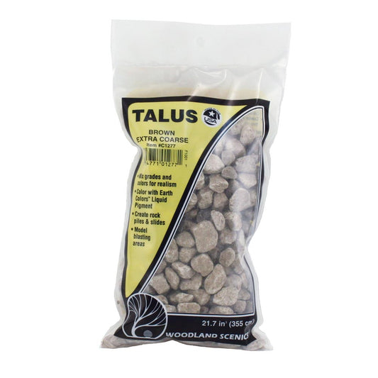 Woodland Scenics C1277 Extra Coarse Brown Talus Railway Landscaping Scenics
