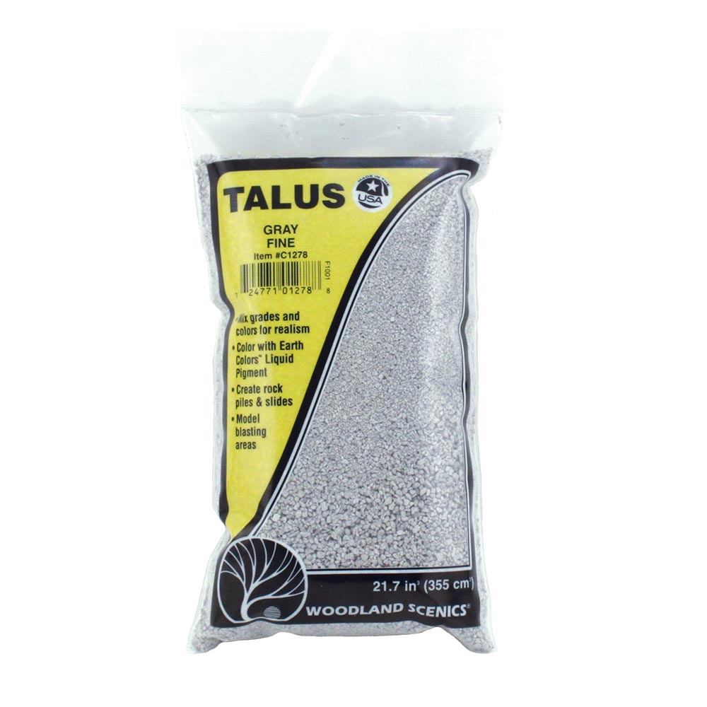 Woodland Scenics C1278 Fine Grey Talus Railway Landscaping Scenics