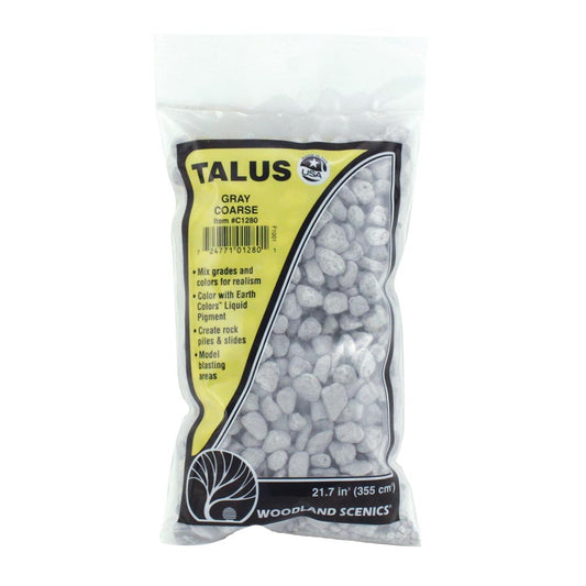 Woodland Scenics C1280 Coarse Grey Talus Railway Landscaping Scenics