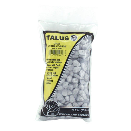 Woodland Scenics C1281 Extra Coarse Grey Talus Railway Landscaping Scenics