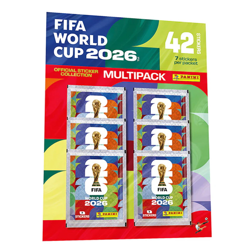 Panini FIFA World Cup 2026 Official Sticker Collection - Multipack 6 Packs