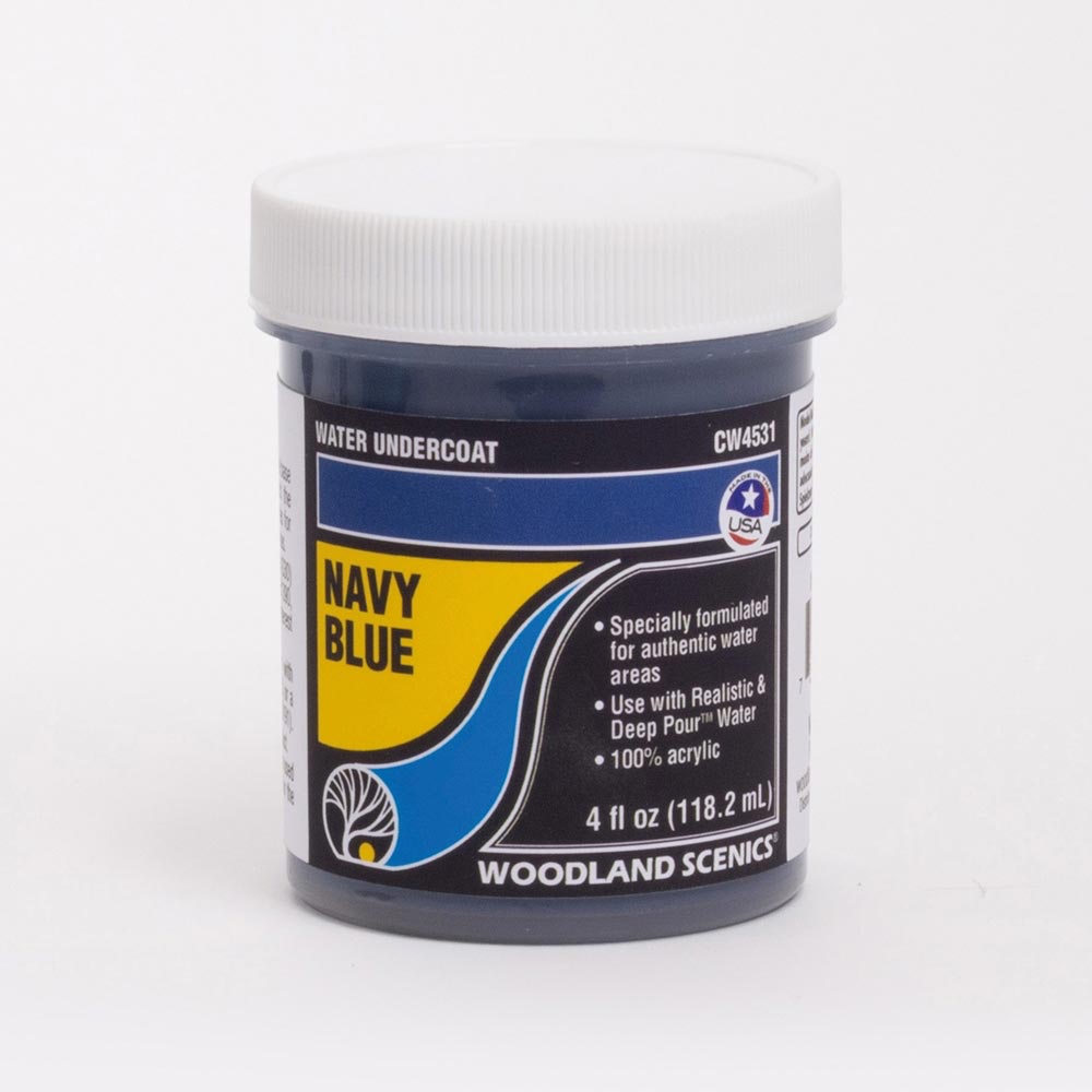Woodland Scenics CW4531 Navy Blue Water Undercoat Railway Landscaping Scenics