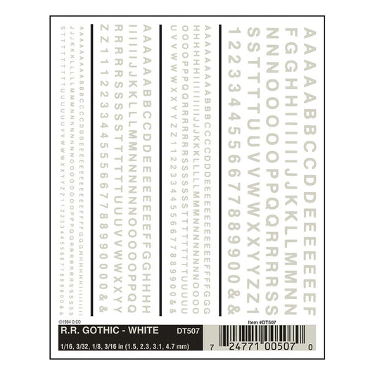 Woodland Scenics DT507 R.R. Gothic - White