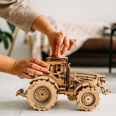 Wood Trick Tractor Wooden Model Kit WDTK006